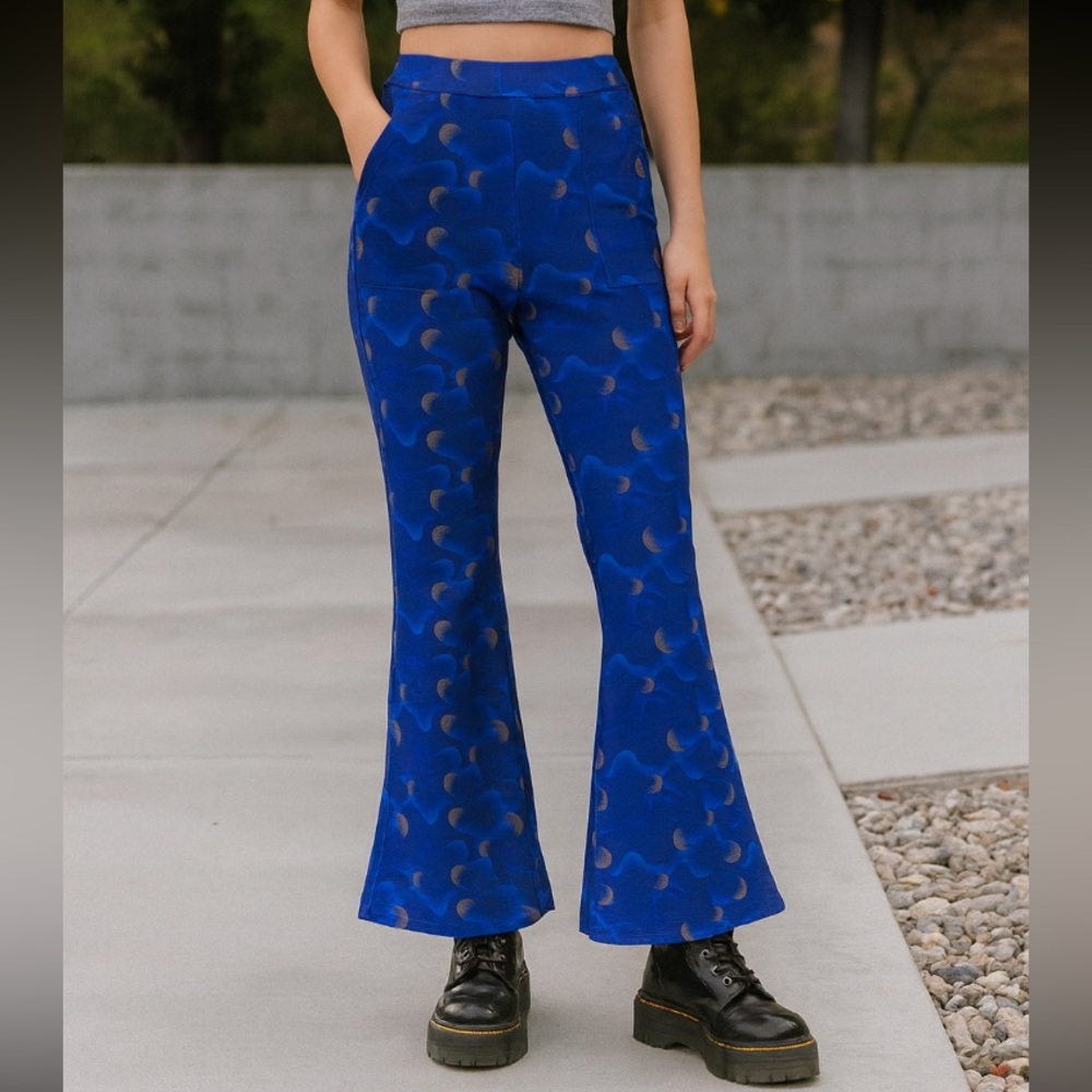 BLACKMILK x BIRDS OF PREY Harley Quinn Black Canary Flare Pant Limited Edition S